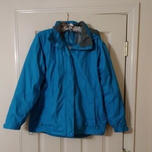 L.L. Bean Blue Rain Jacket